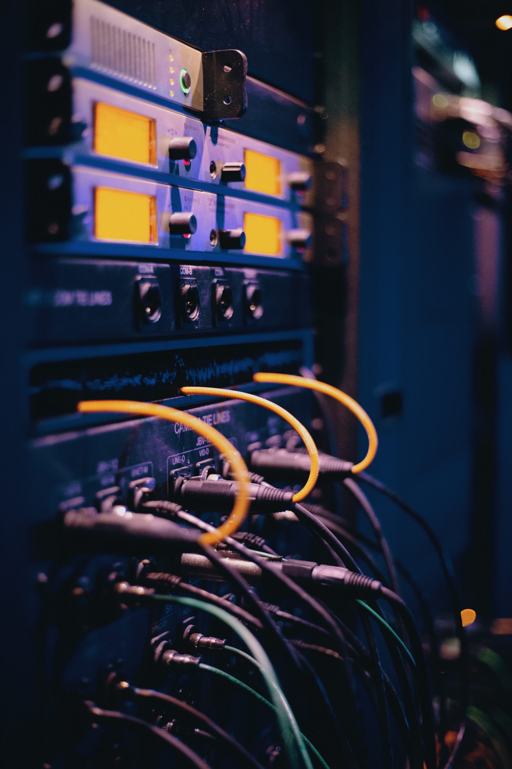 Technology professional at work